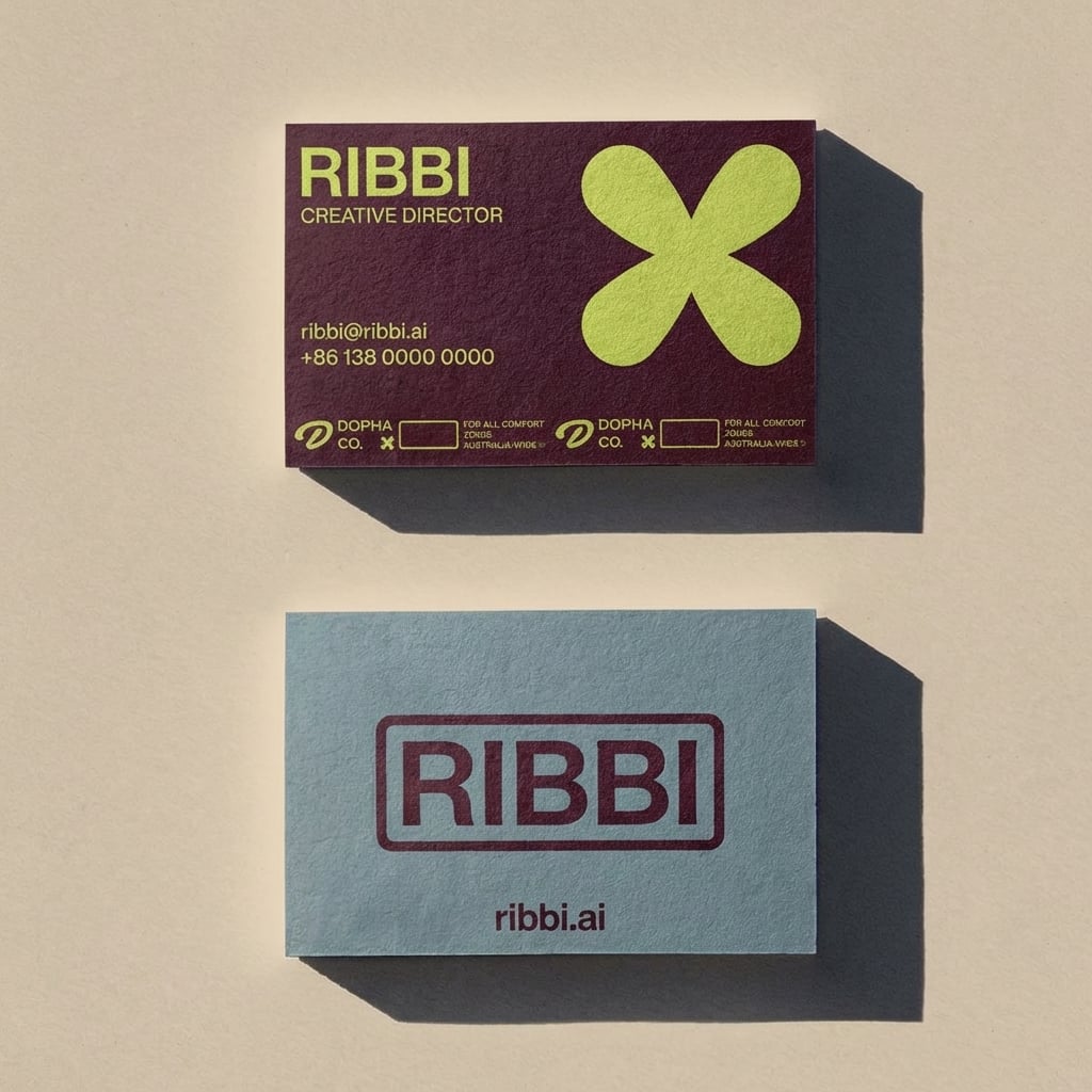 Ribbi 创意总监名片