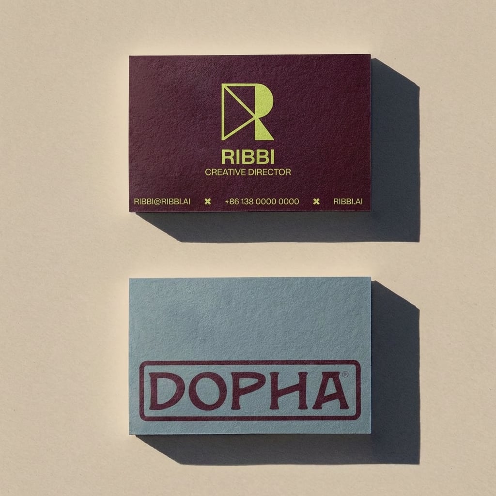 Ribbi 创意总监名片