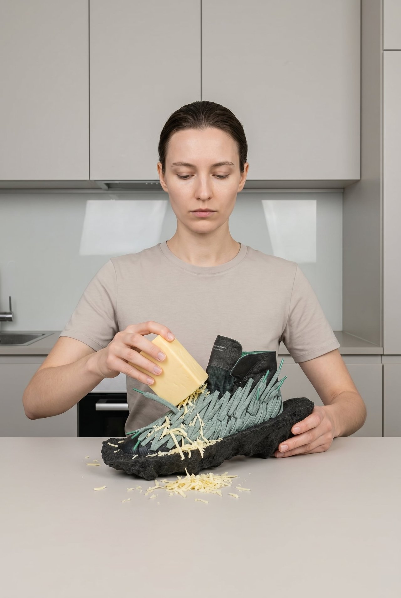 B7 Shoe As Cheese Grater