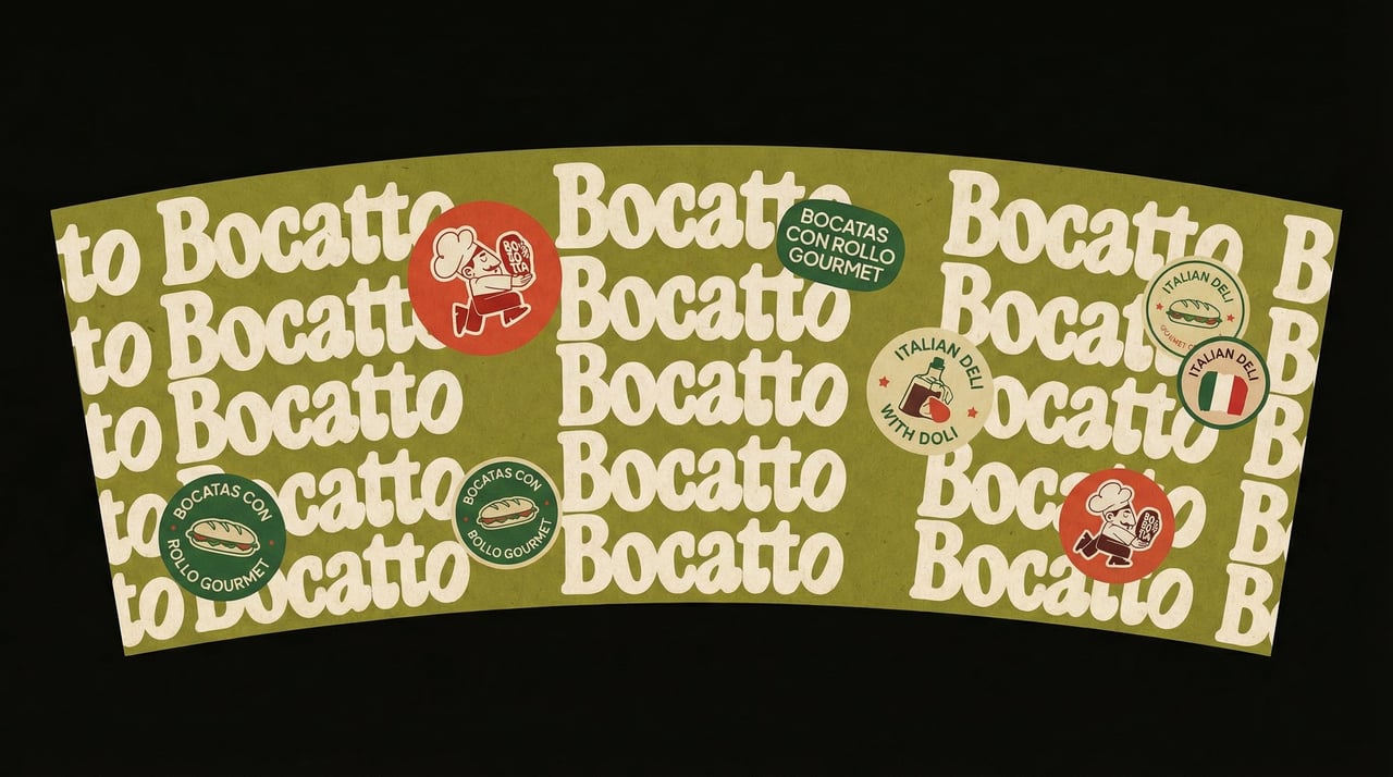 Bocatto Coffee Sleeve Pattern Edition