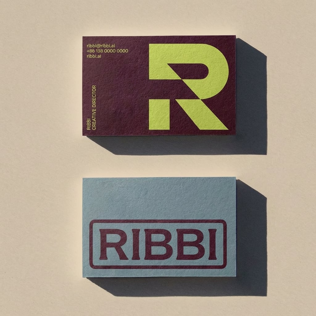 Ribbi 创意总监名片