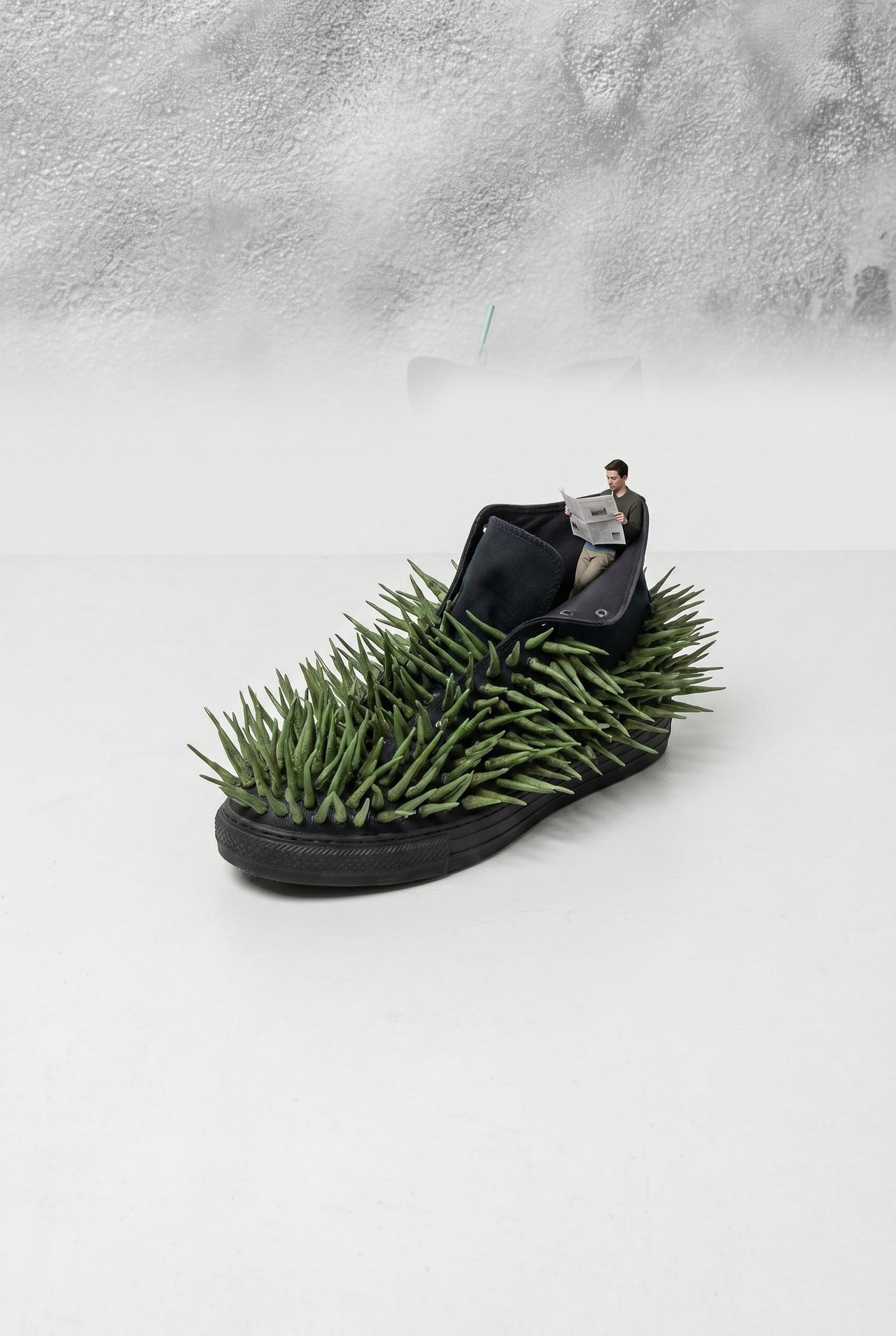 C2 Person Tiny Inside Shoe
