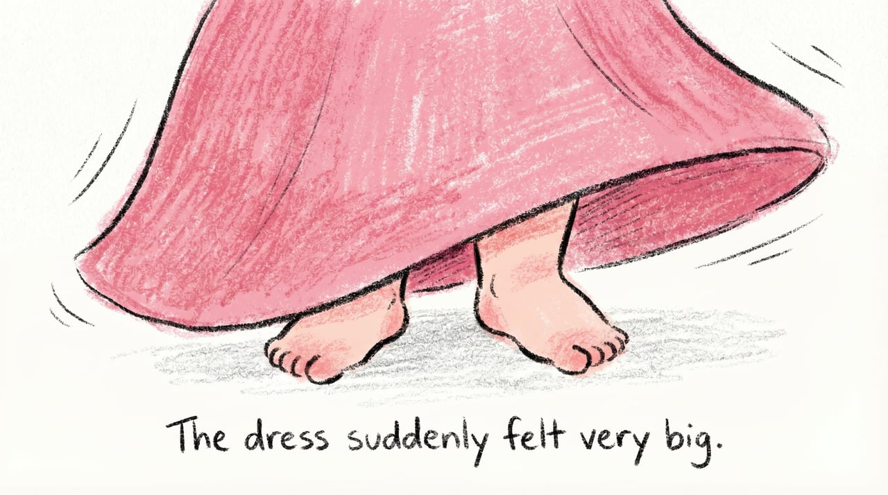 Page 8 Dress Felt Big