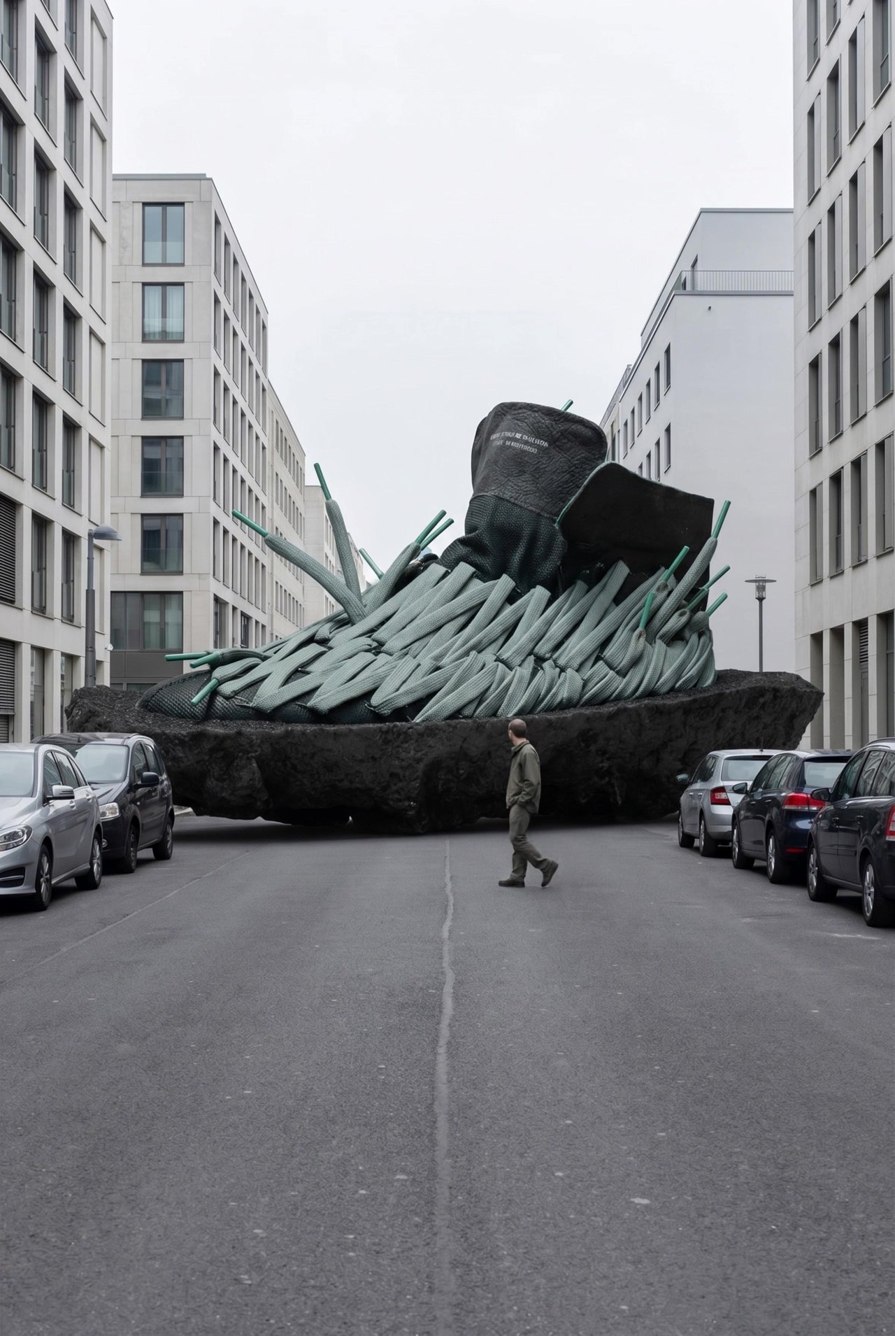 Giant Shoe in the Street