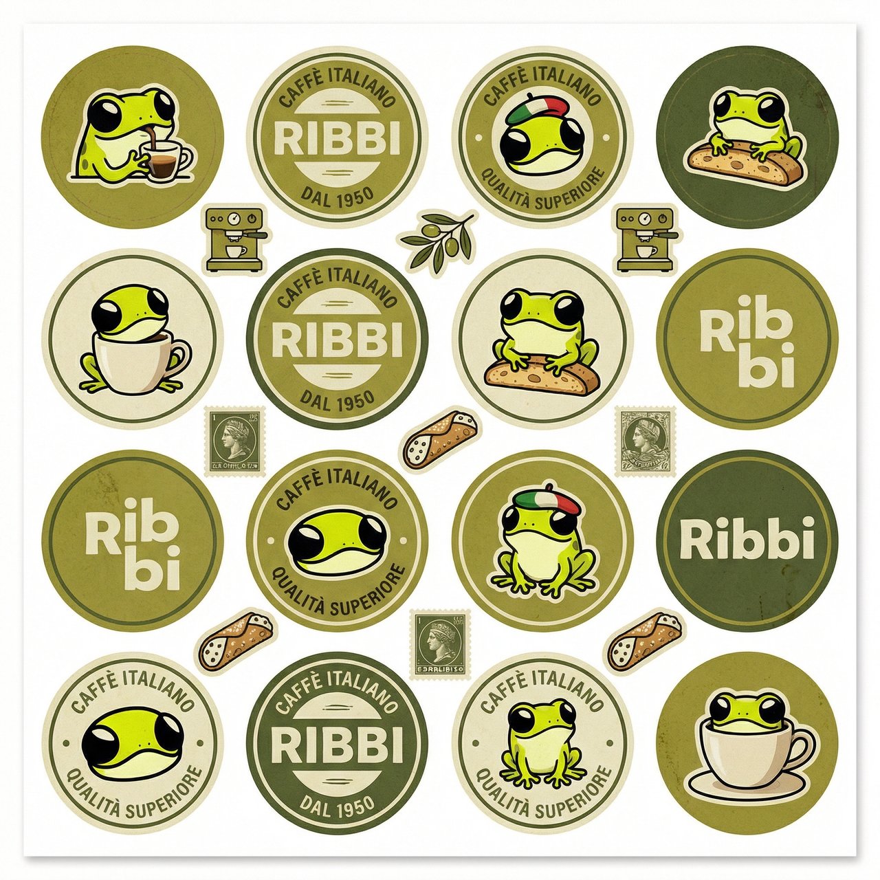 Ribbi Sticker Sheet