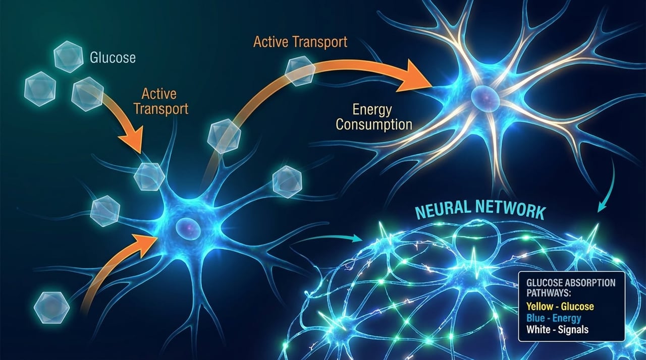 Brain Glucose Energy Absorption