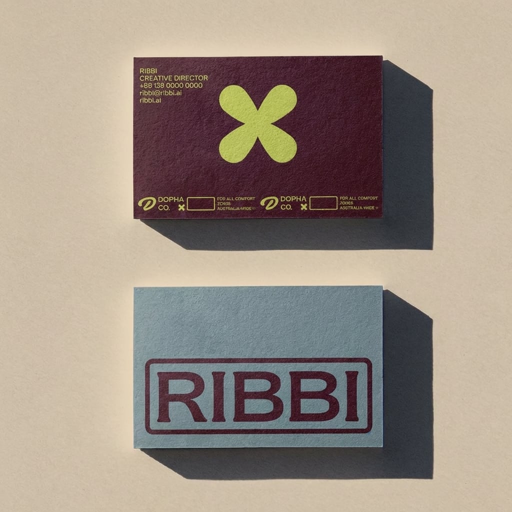 Ribbi 创意总监名片