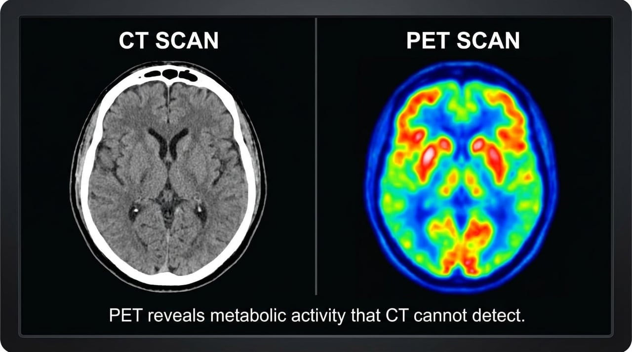 CT vs PET Scan Comparison