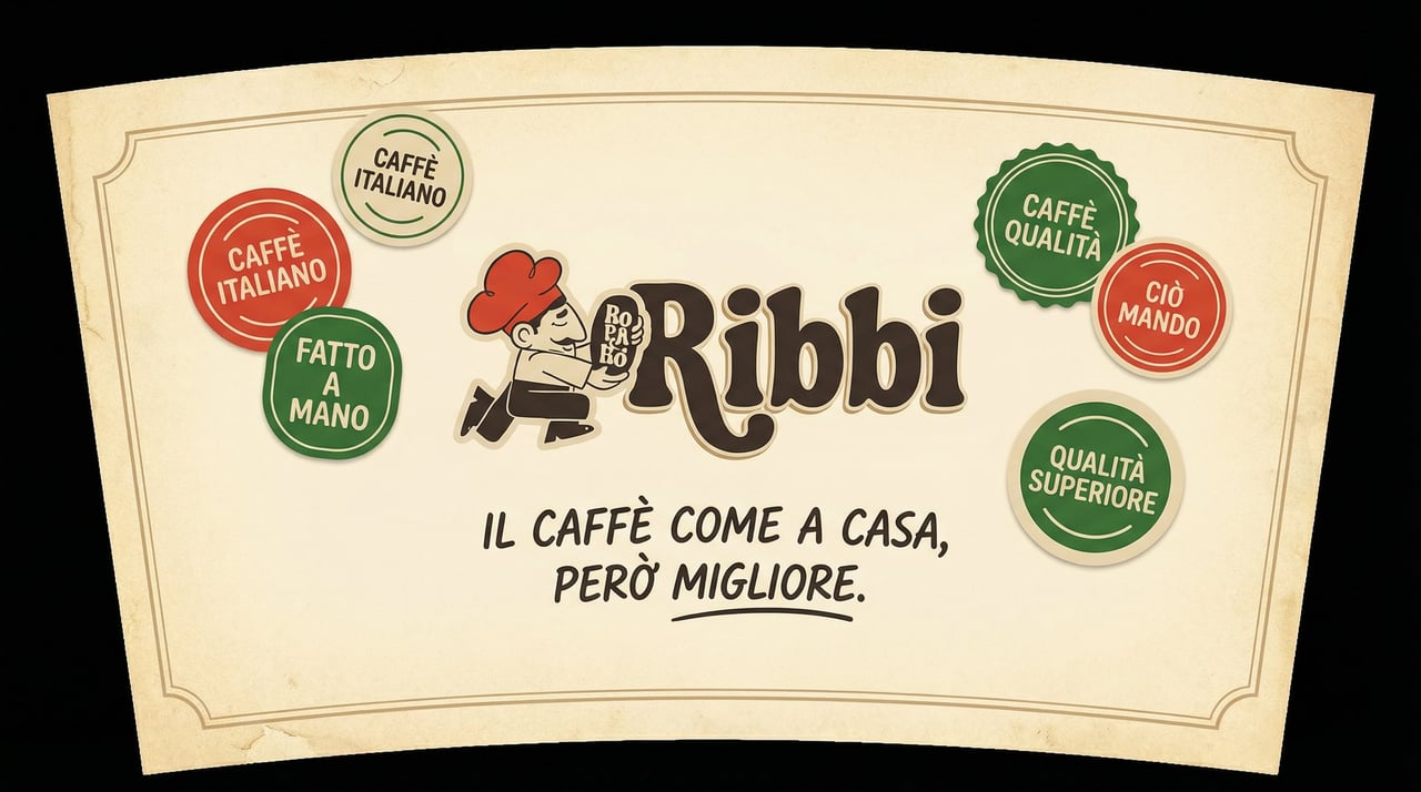 Ribbi Coffee Sleeve Logo Edition