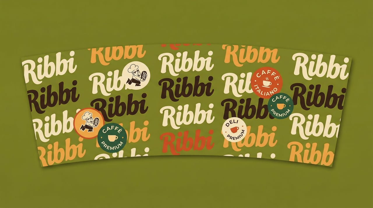 Ribbi Coffee Sleeve Pattern Edition