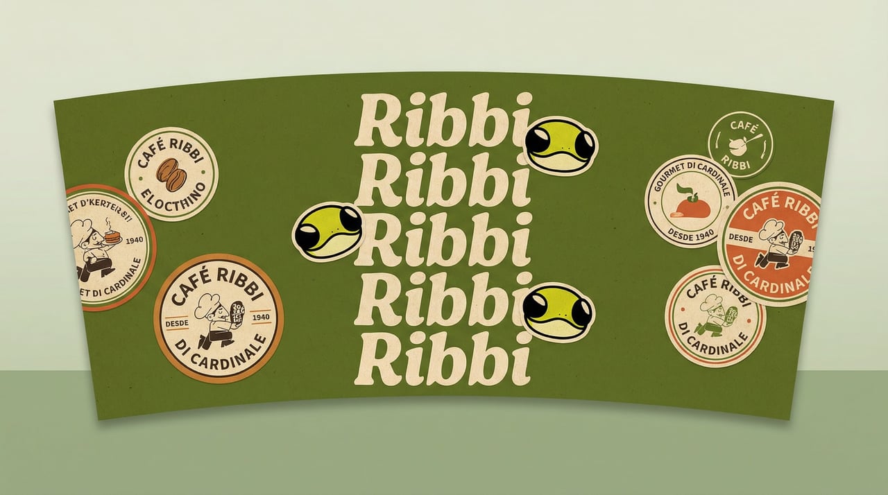 Ribbi Frog Coffee Sleeve Pattern