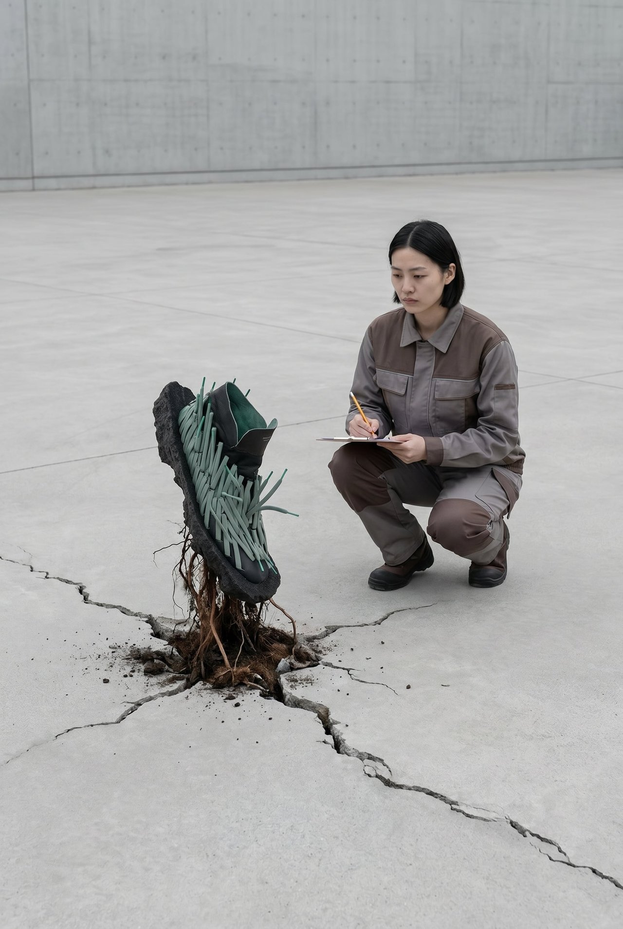 C3 Shoe Growing From Ground