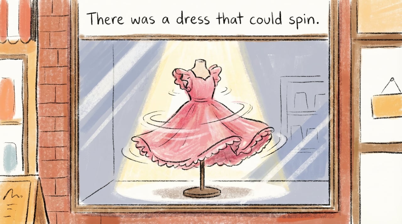 Page 1 Spinning Dress Window