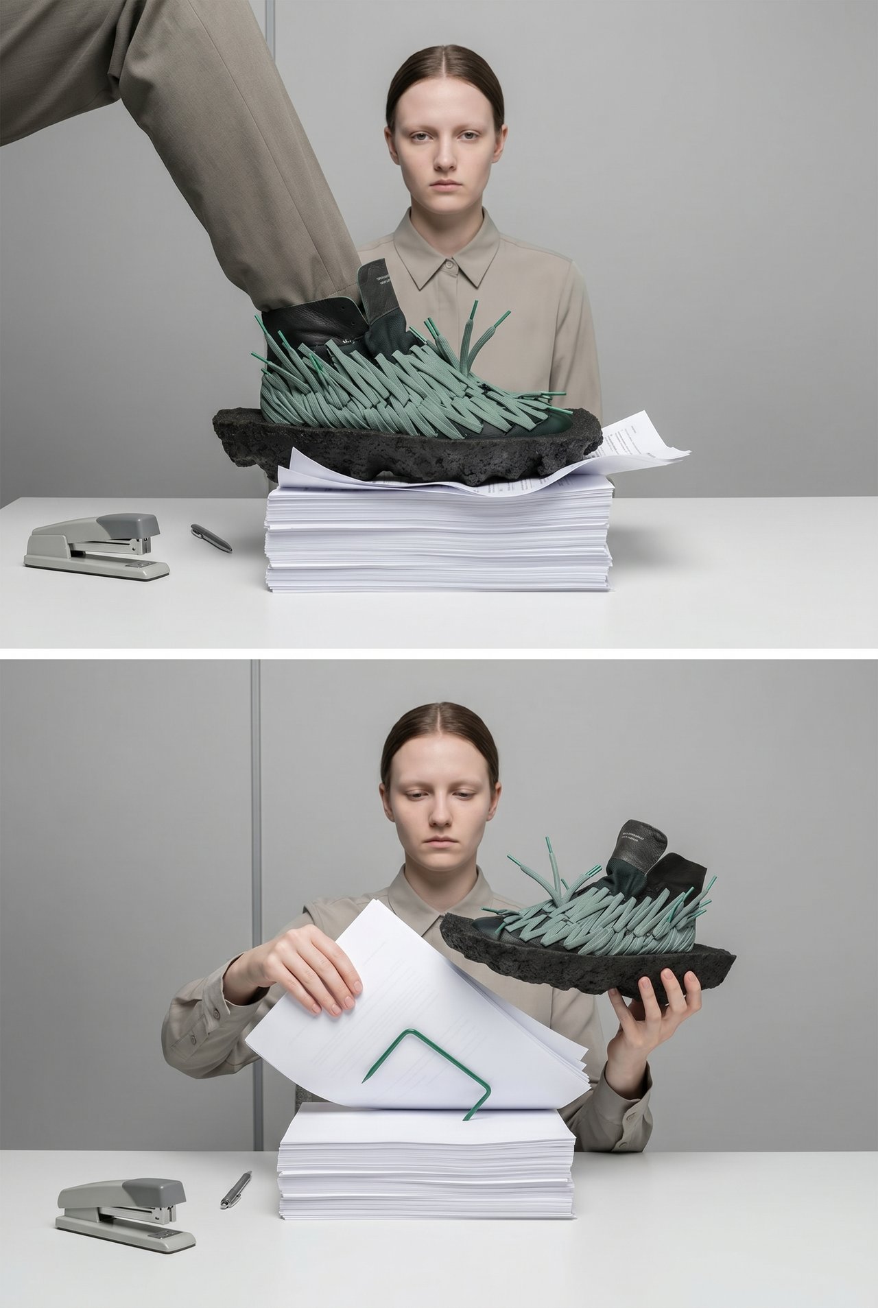 B6 Shoe As Stapler