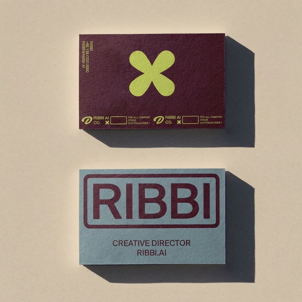 Ribbi 创意总监名片