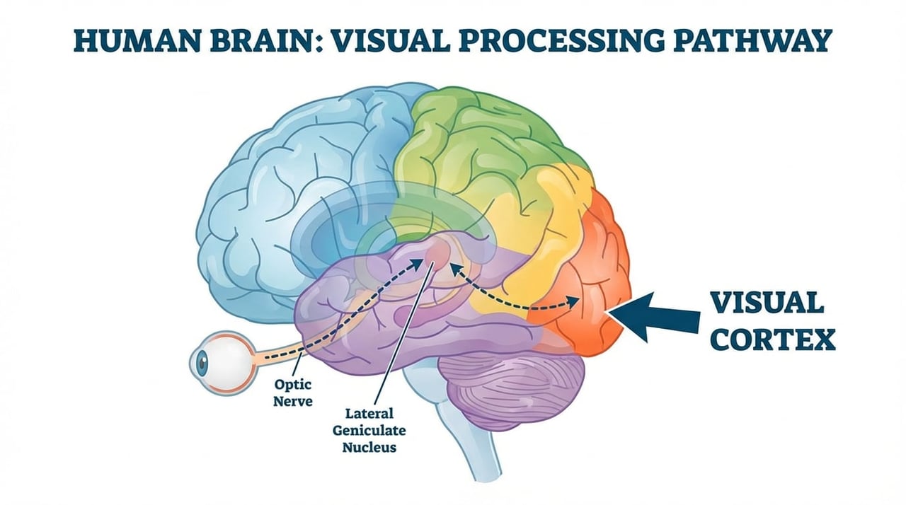 Visual Cortex Brain Location